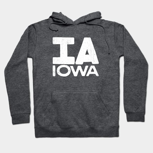 IA Iowa State Vintage Typography Hoodie by Commykaze